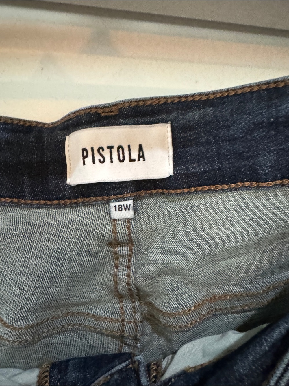 Pistola Stretch Dark Blue Slim Jeans - Picture 3 of 4
